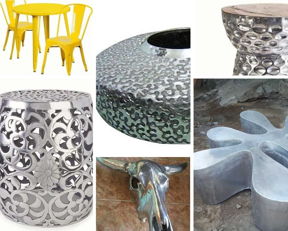 material aluminium manufacturers furniture handicrafts lighting Indonesia Bali Java