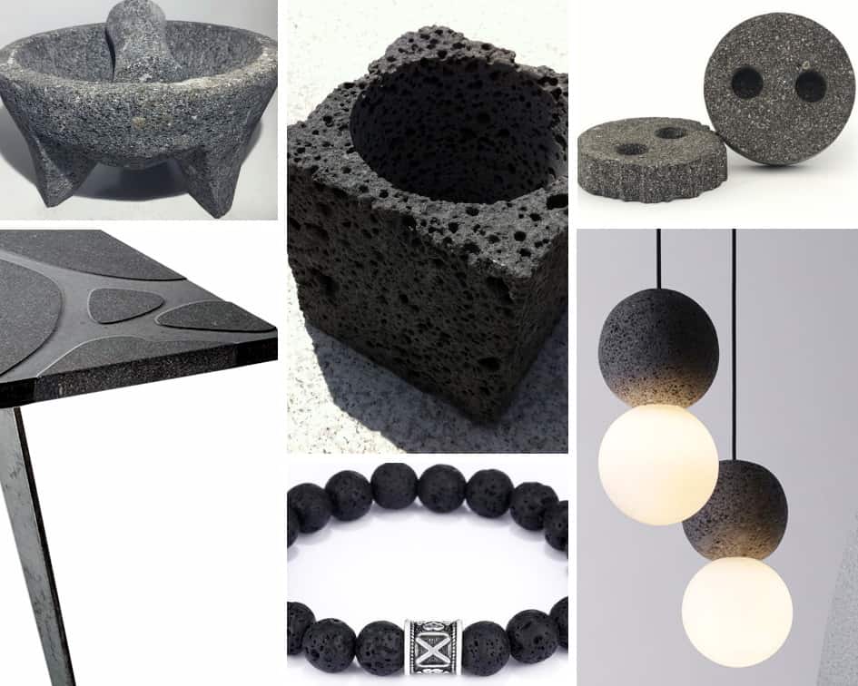 material volcanic rock lava manufacturers furniture handicrafts lighting Indonesia Bali Java