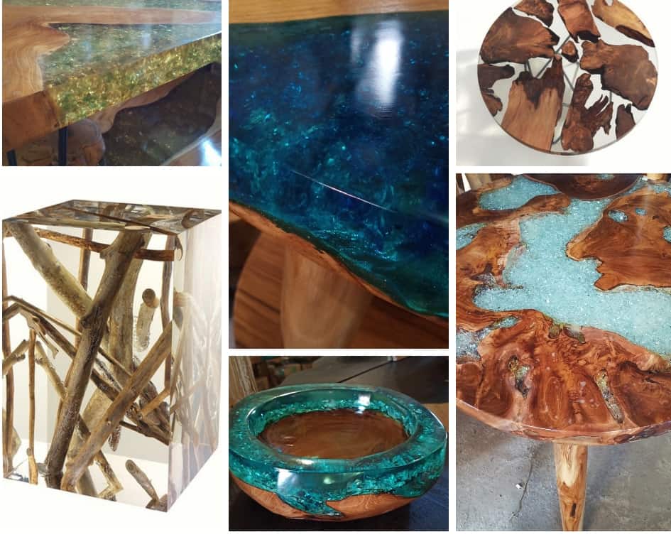 material wood resin manufacturers furniture handicrafts lighting Indonesia Bali Java Jepara