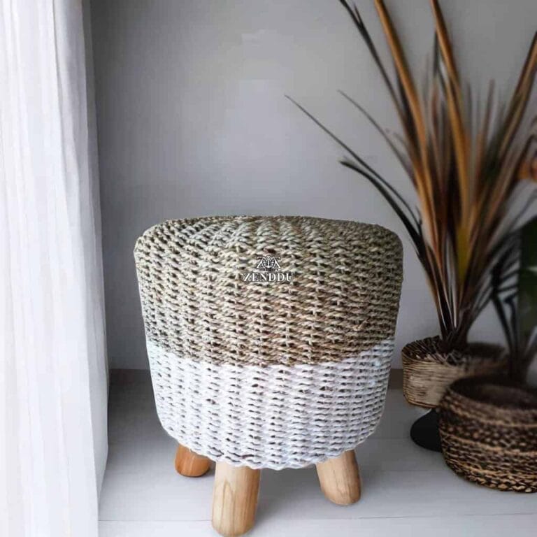 Seagrass Low Stools Living Furniture Manufacturers Wholesale Export Bali Java Indonesia 1