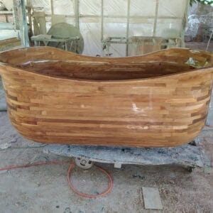Wood Bathtub Production