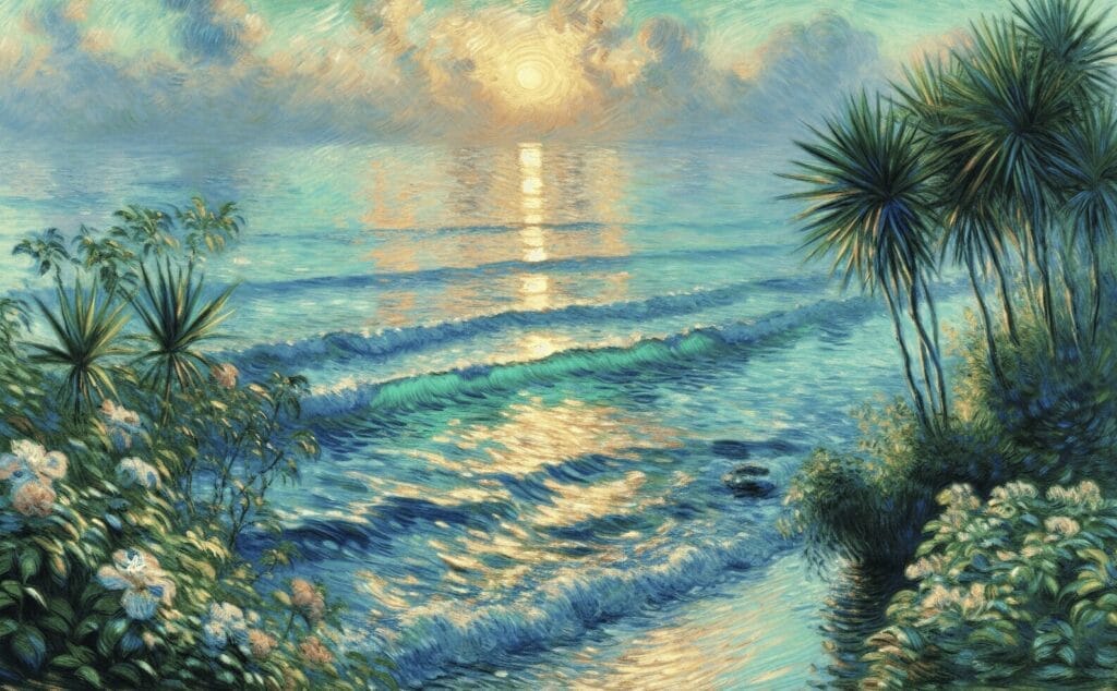 Claude Monet Ai Art of Bali (3)