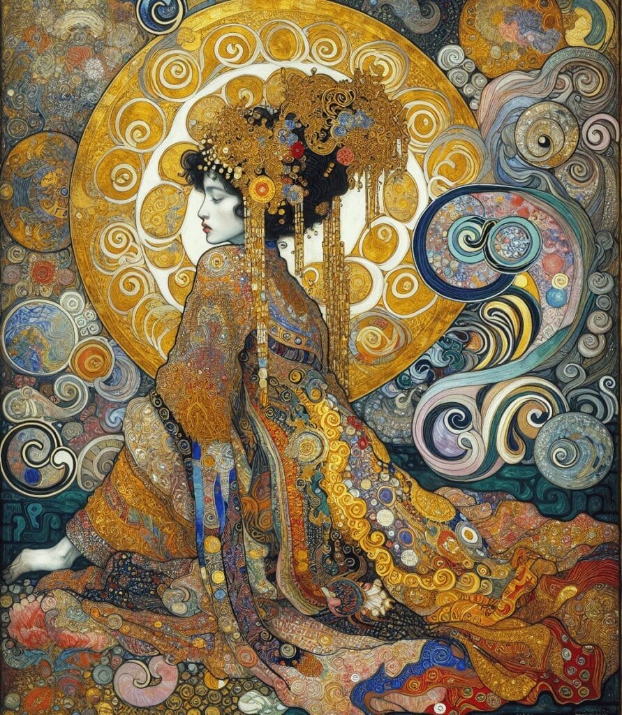 Gustav Klimt Ai Art of Bali (1)