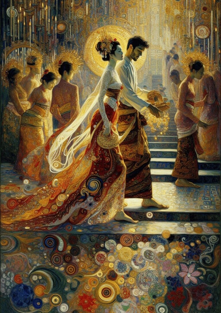 Gustav Klimt Ai Art of Bali (4)