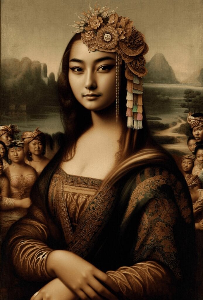 Leonardo Da Vinci Ai Art of Bali (3)