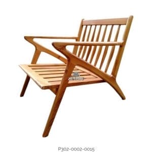 Teak Outdoor Accent Chair P302 0002 0015