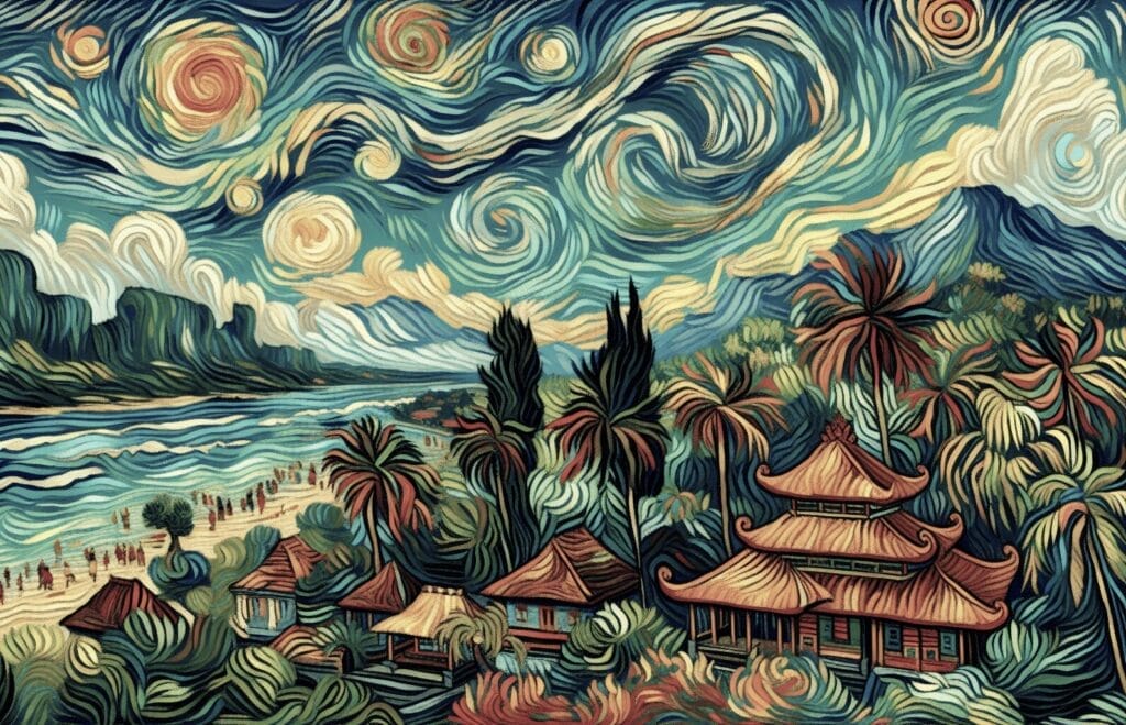 Vincent Van Gogh Ai Art of Bali (2)