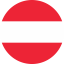 Flag of Austria Flat Round 1 64x64