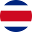 Flag of Costa Rica Flat Round 64x64