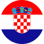 Flag of Croatia Flat Round 64x64
