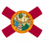 Flag of Florida Flat Round 64x64