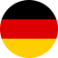 Flag of Germany Flat Round 64x64