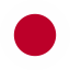 Flag of Japan Flat Round 64x64
