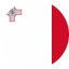 Flag of Malta Flat Round 64x64