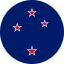 Flag of New Zealand Flat Round 64x64