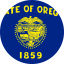 Flag of Oregon Flat Round 64x64
