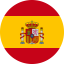 Flag of Spain Flat Round 64×64 Flag of Spain Flat Round 64x64