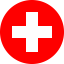 Flag of Switzerland Flat Round 64x64